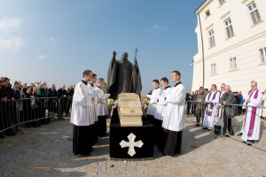 Na Nitrianskom hrade sa rozlucili s kardinalom Janom Chryzostomom Korcom