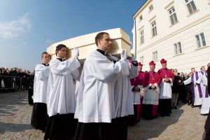 Na Nitrianskom hrade sa rozlucili s kardinalom Janom Chryzostomom Korcom